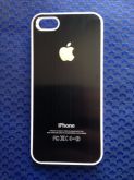 Capinha para Iphone 5 Preta com símbolo da Apple